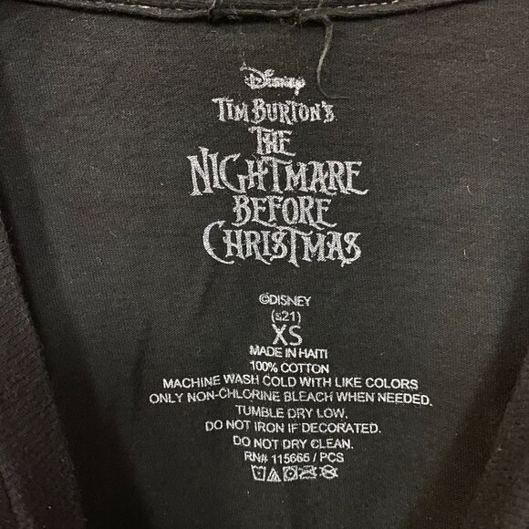 The Nightmare Before Christmas Shock Lock & barrel T-Shirt Extra Small - Picture 4 of 4